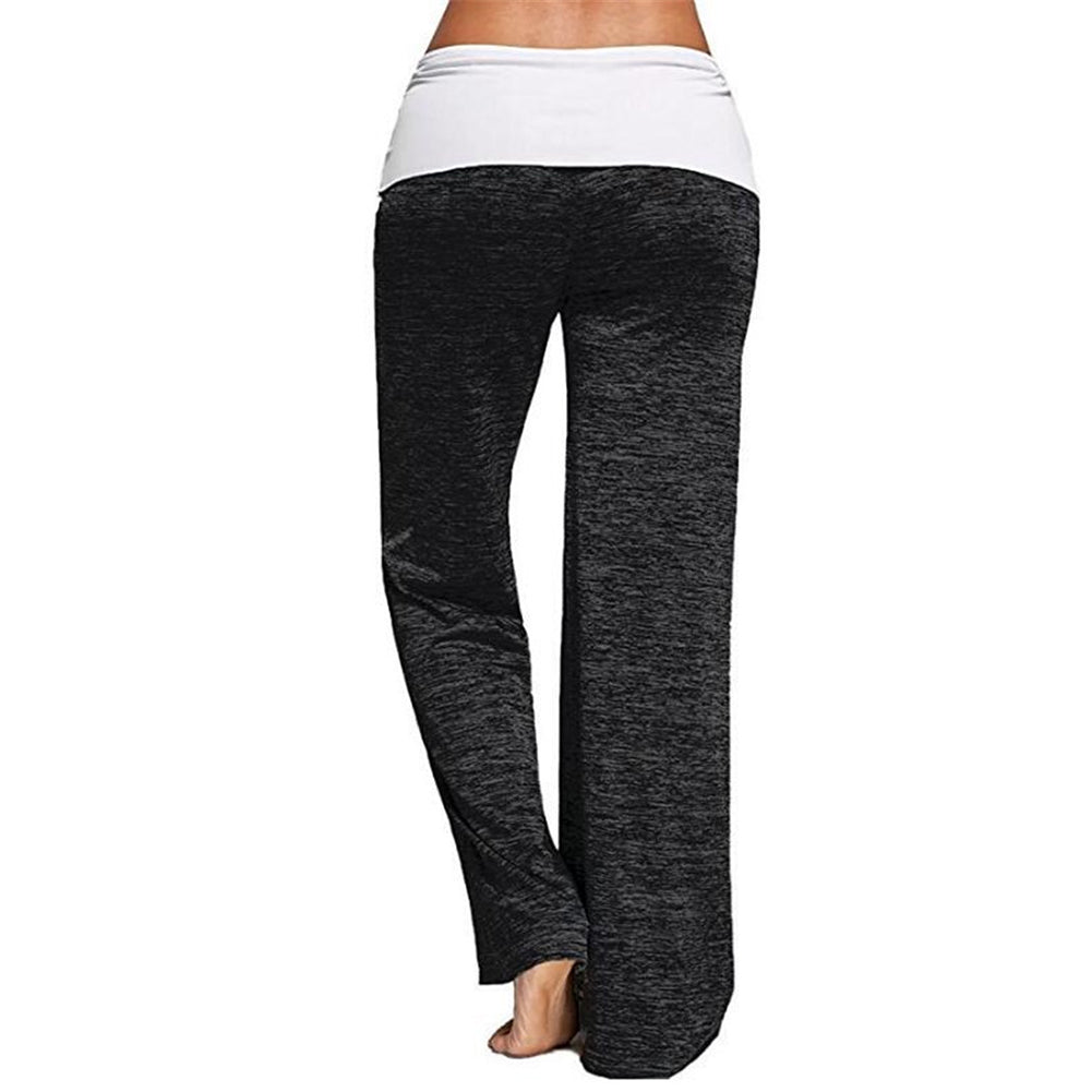 YESFASHION Women Sports Trousers Outdoor Casual Wide-leg Pants