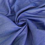 YESFASHION Women Fashion Blue Denim Long Shirt Dress