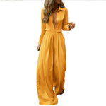 YESFASHION Women Clothing Elegant Commuting Solid Color Suit