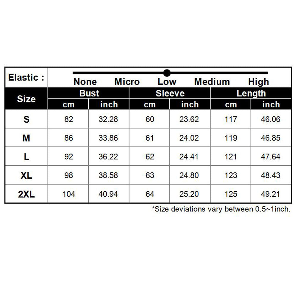 YESFASHION Spring V-neck Long-sleeved Printed Dress