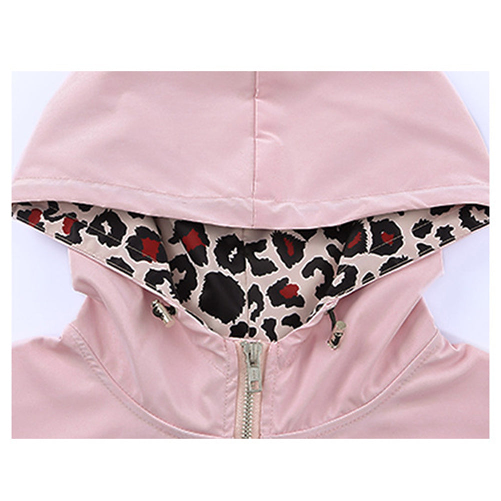 YESFASHION Women Cross-border Stitching Leopard Cardigan Sweaters