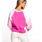 YESFASHION Fleece Lantern Sleeve Sweater Women Pullover Tops