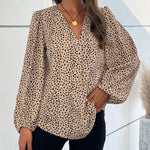 YESFASHION New Leopard Print Long-sleeved Shirt Design PBY-10B4