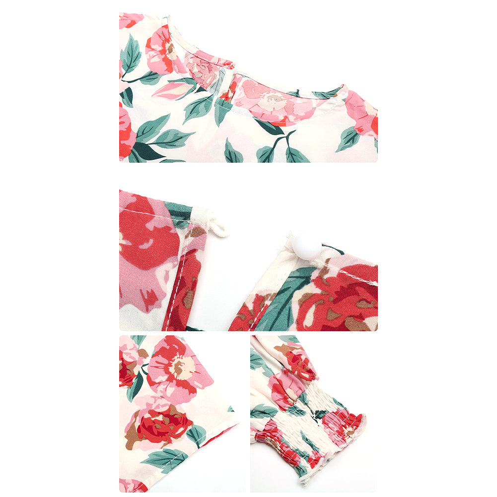 YESFASHION Fashion Women Spring Long-sleeve Printed Shirt