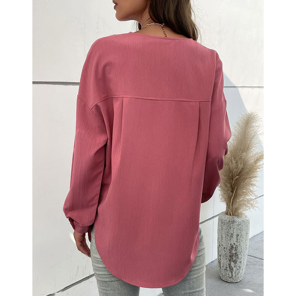 YESFASHION Fashion Women Long-sleeved Shirt Female Tops