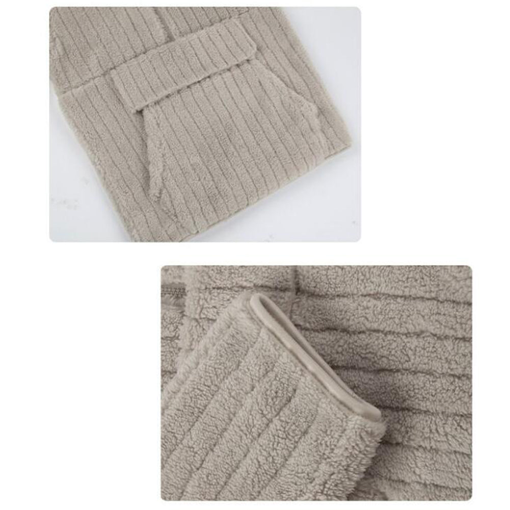 YESFASHION Women Lapel Collar Pullover Half Zipper Casual Sweaters