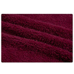 YESFASHION Pullover Zipper Stitching Double-faced Fleece Sweaters