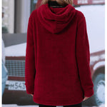 YESFASHION Pullover Zipper Stitching Double-faced Fleece Sweaters