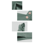 YESFASHION Suspender Skirt Summer Ruffled Solid Color Sleeveless Dress