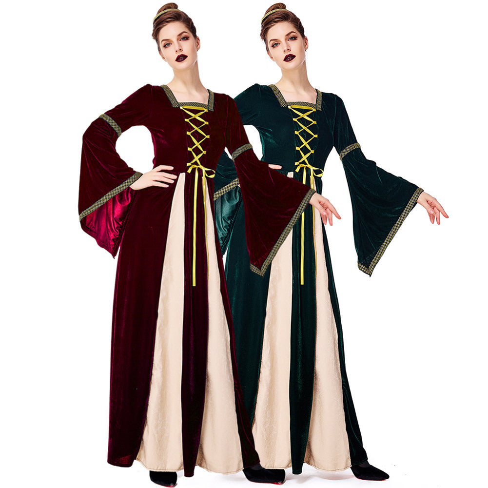 YESFASHION Aristocratic Court Dress Halloween Costume Adult