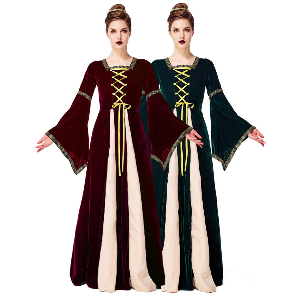 YESFASHION Aristocratic Court Dress Halloween Costume Adult