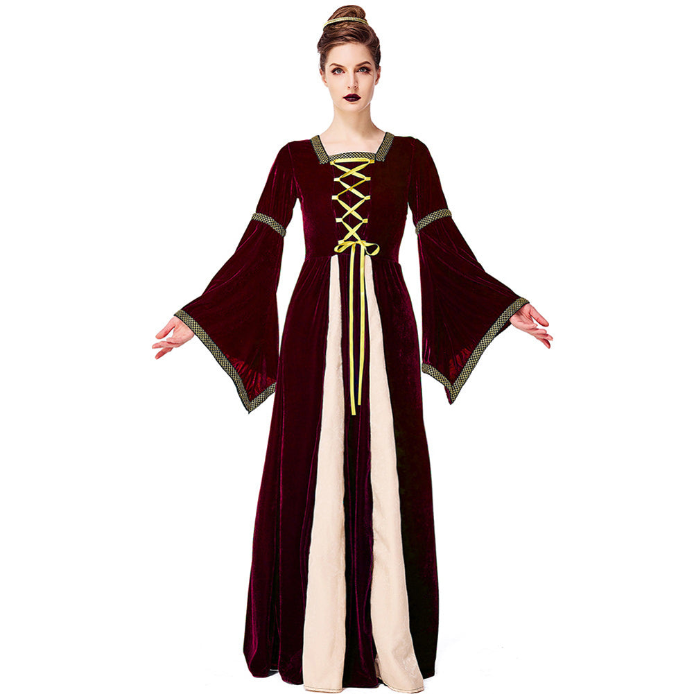 YESFASHION Aristocratic Court Dress Halloween Costume Adult