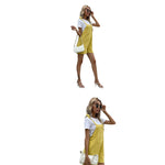 YESFASHION New Shorts Casual Strap Cotton Overalls