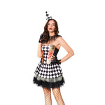 YESFASHION Easter Evil Clown Costume Entertainment Stage Dress