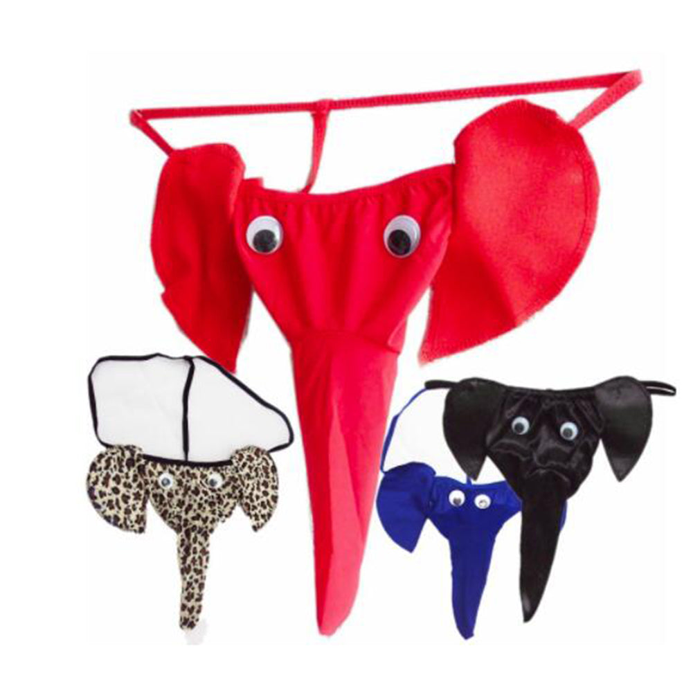 YESFASHION Sexy Underwear Elephant Thong Cartoon T Pants PBY-10J6