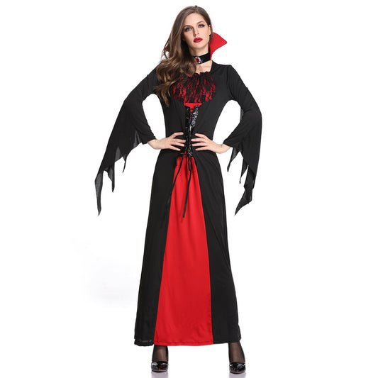 YESFASHION Halloween Costume Queen Dress Easter Female