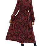 YESFASHION Women Temperament New Luxury Long-sleeved Dress