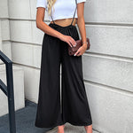 YESFASHION Women Pants Casual Suspenders Wide-leg Jumpsuit