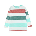 YESFASHION Fat Woman Large Size Loose Long-sleeved Tops