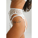 YESFASHION Bohemian Wave Point Sexy Underwear 3 Pieces Set