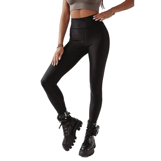 YESFASHION Criss-cross High-waist Leggings Female Pants