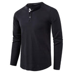 YESFASHION Men Long-sleeved T-shirt Bottoming Shirt