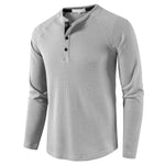 YESFASHION Men Long-sleeved T-shirt Bottoming Shirt
