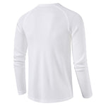 YESFASHION Men Long-sleeved T-shirt Bottoming Shirt