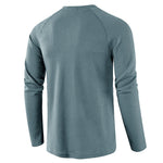 YESFASHION Men Long-sleeved T-shirt Bottoming Shirt