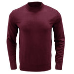YESFASHION Men Knitwear Bottom Round Neck Casual Sweaters