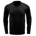 YESFASHION Men Knitwear Bottom Round Neck Casual Sweaters