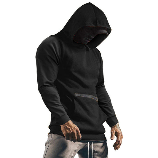 YESFASHION Sweatshirts Men Long-sleeved Casual Men Hoodie