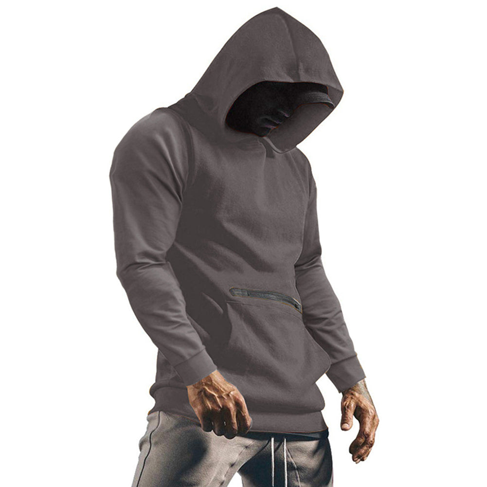 YESFASHION Sweatshirts Men Long-sleeved Casual Men Hoodie