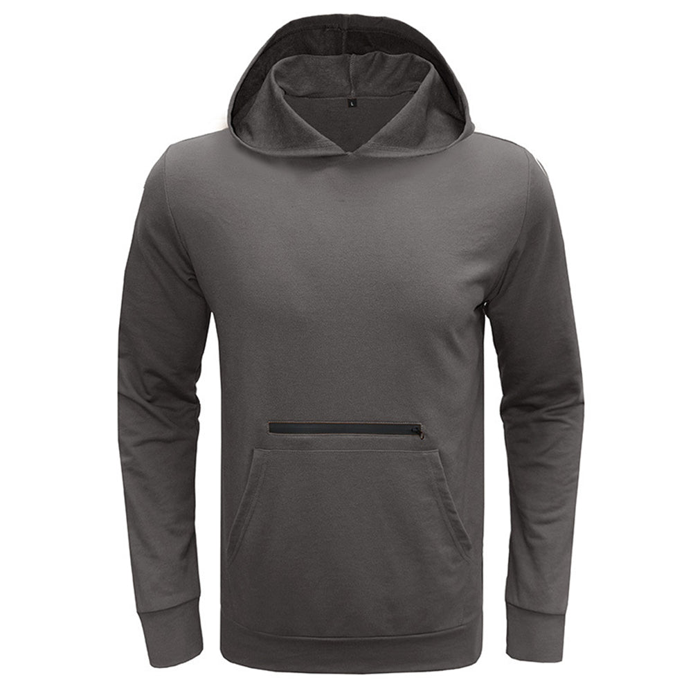 YESFASHION Sweatshirts Men Long-sleeved Casual Men Hoodie