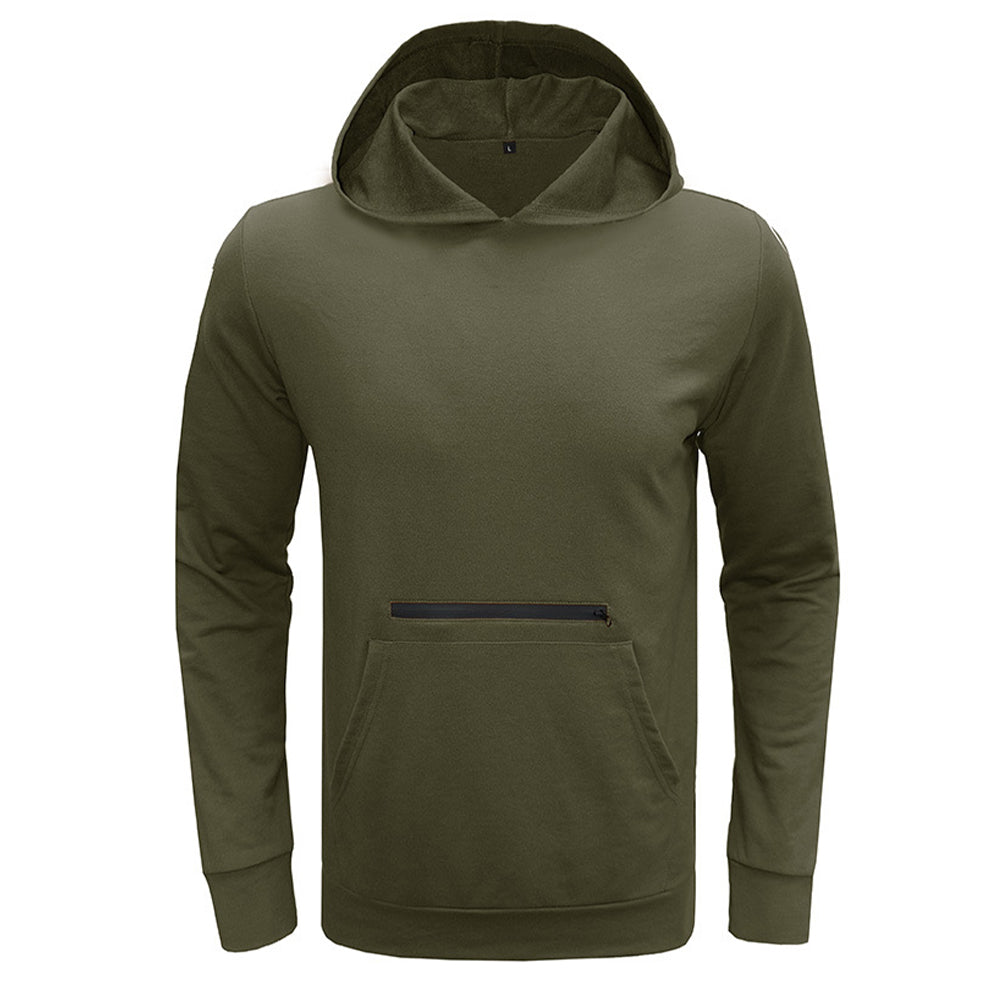 YESFASHION Sweatshirts Men Long-sleeved Casual Men Hoodie