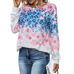 YESFASHION Fashion Commuter Round Neck Long-sleeved Tops