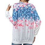 YESFASHION Fashion Commuter Round Neck Long-sleeved Tops