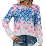 YESFASHION Fashion Commuter Round Neck Long-sleeved Tops