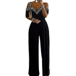 YESFASHION 2023 Spring Summer Women Wish Wide-leg Jumpsuit