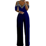 YESFASHION 2023 Spring Summer Women Wish Wide-leg Jumpsuit