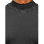 YESFASHION Men Thin Fleece Bottoming Shirt Long-sleeved T-shirt