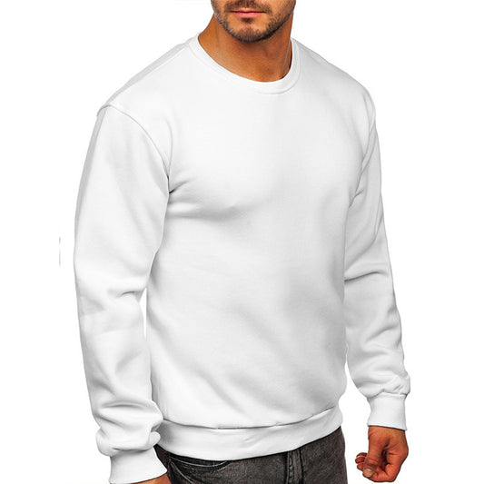 YESFASHION Men's Sweater Cross-border Round Neck Sweatshirts