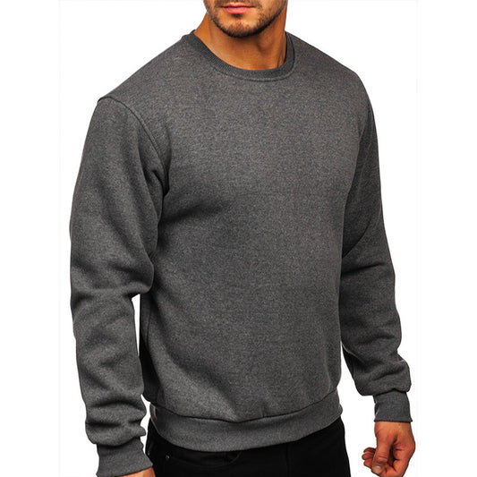YESFASHION Men's Sweater Cross-border Round Neck Sweatshirts