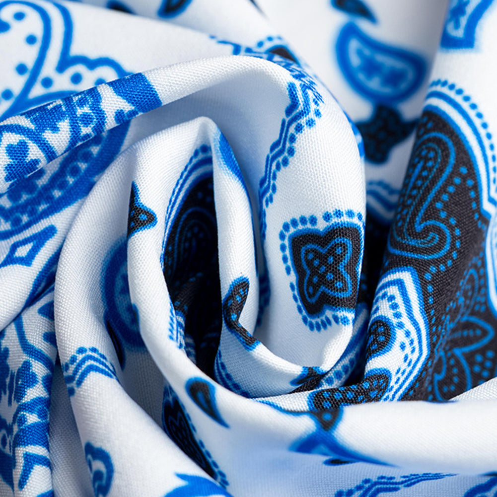 YESFASHION Printed Ladies Shirt Bohemian Style Long Sleeve Shirt