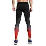 YESFASHION Men Gradient Compression Pants