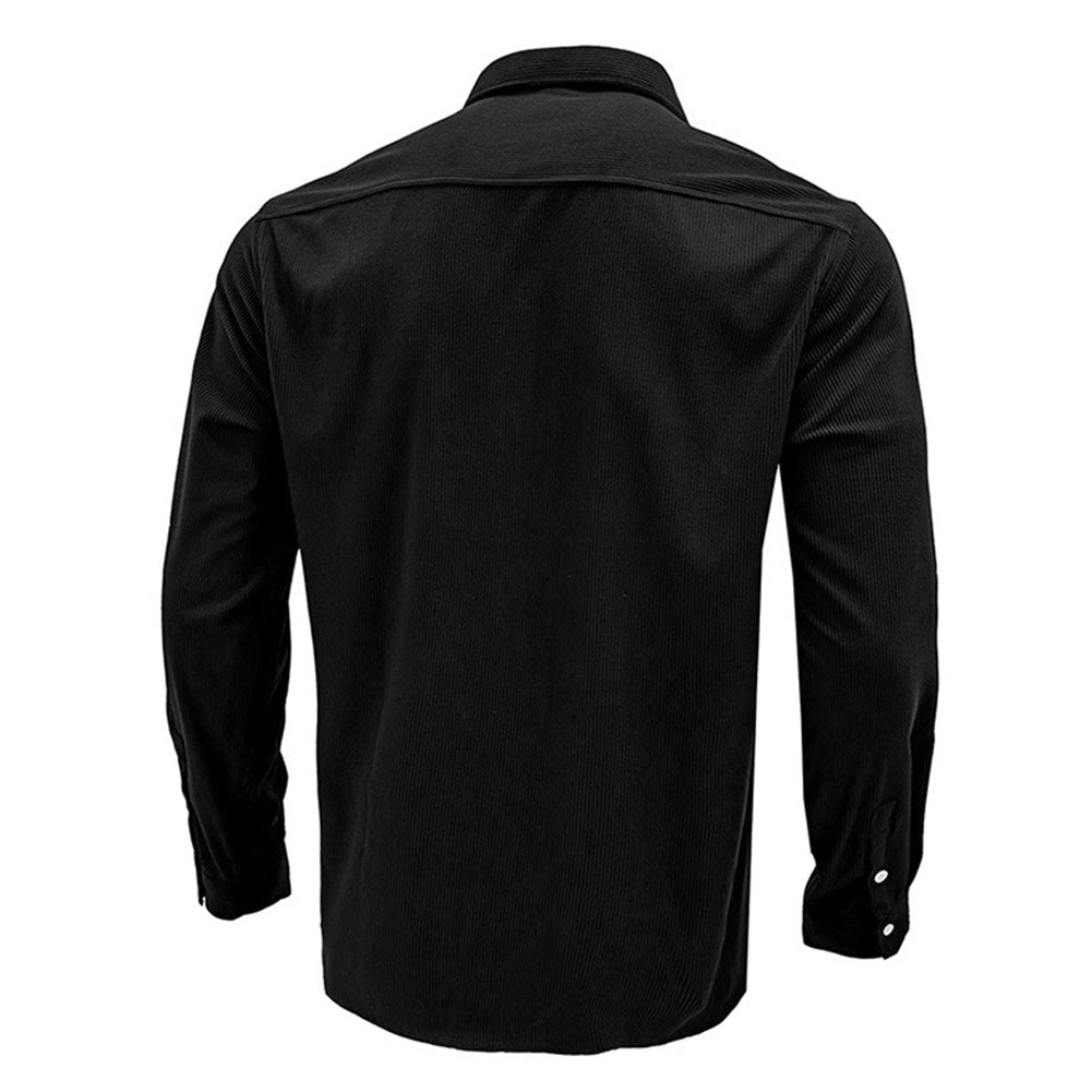 YESFASHION Corduroy Men Shirts
