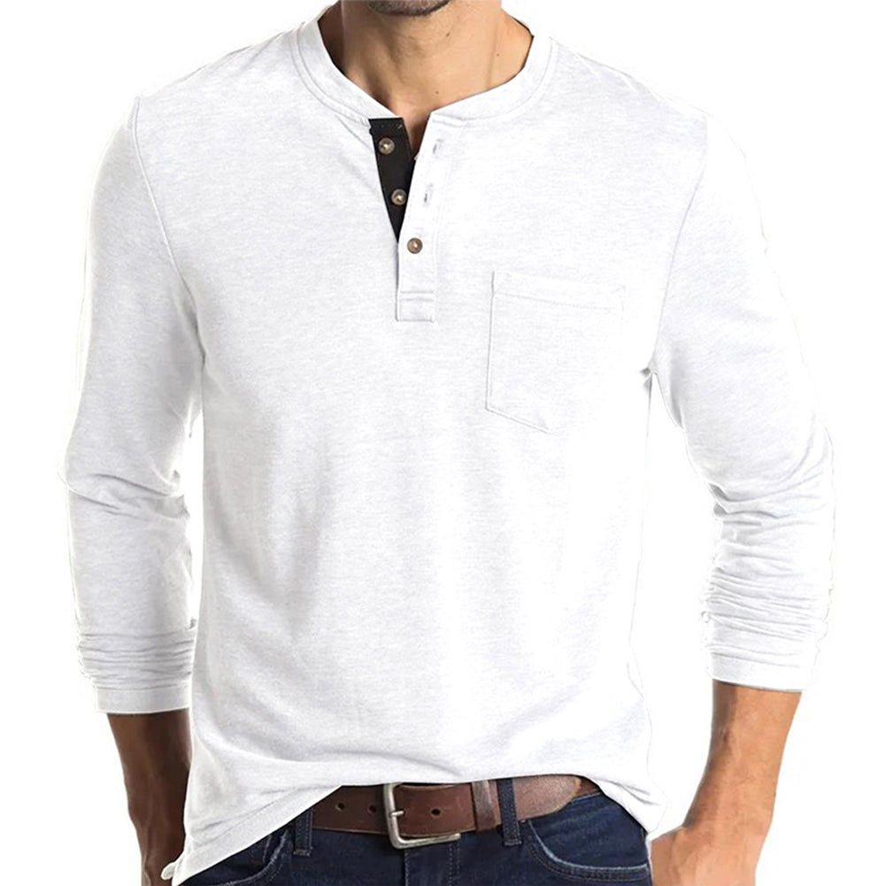 YESFASHION Men Long-sleeved Men T-shirt PBY-10U1