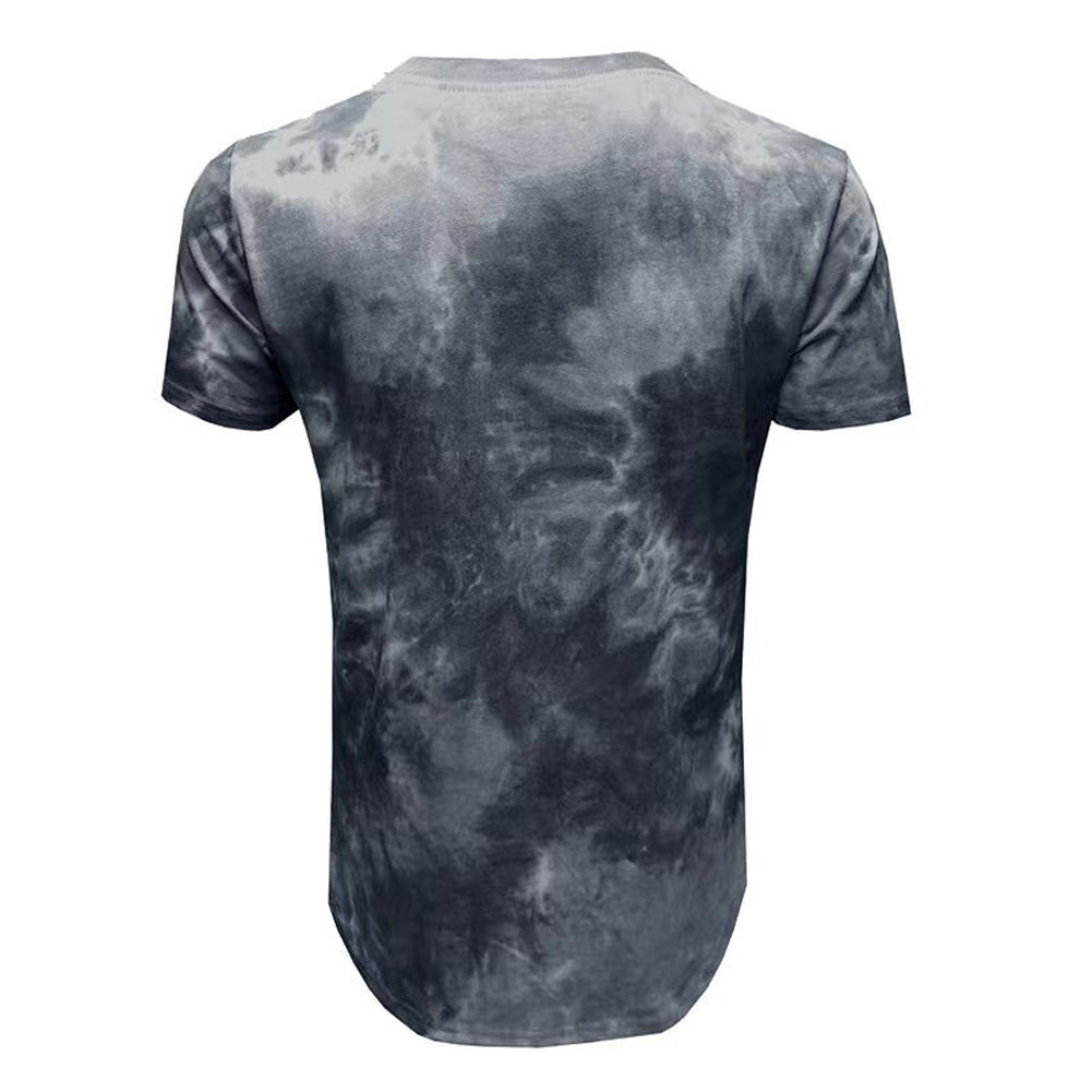 YESFASHION Tie-dye T-shirt Men Summer Shirts