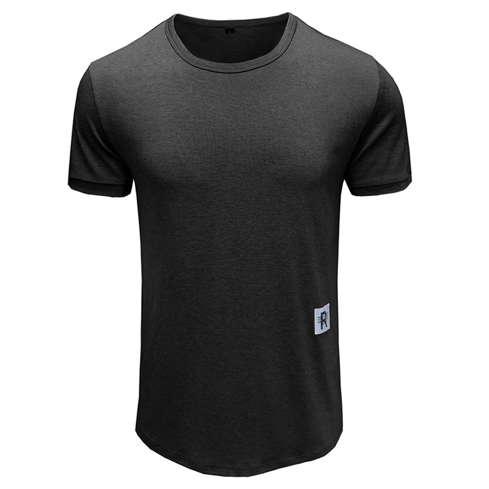 YESFASHION Summer Simple Short-sleeved Men T-shirt