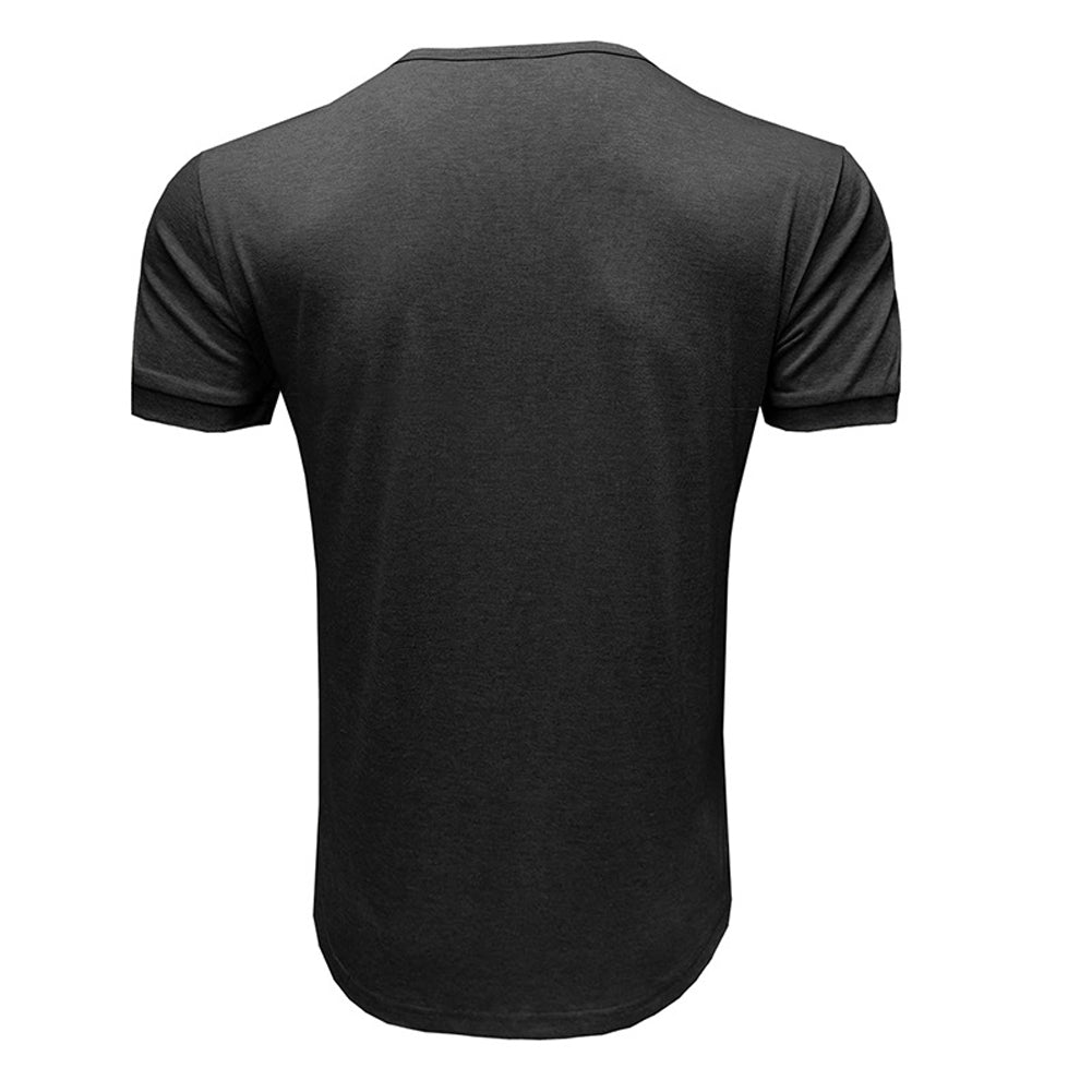 YESFASHION Summer Simple Short-sleeved Men T-shirt